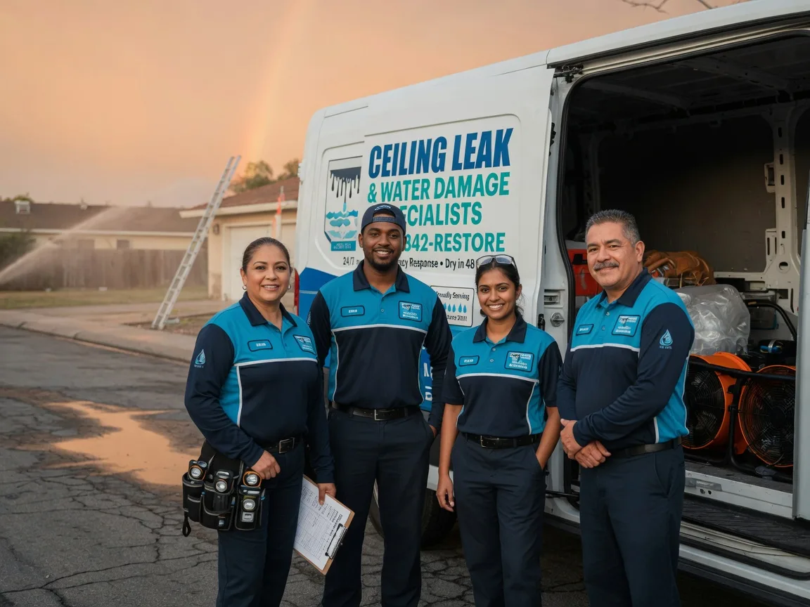 Ceiling Leak Cleanup company in Delco, NC
