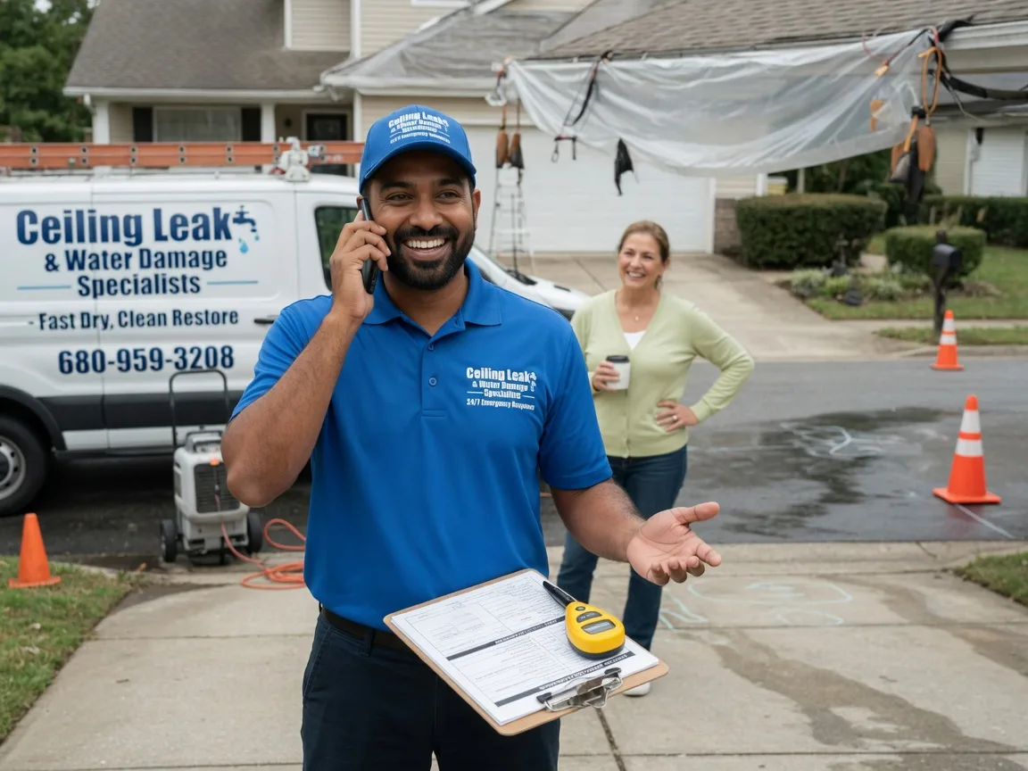 Ceiling Leak Cleanup Delco, NC FAQs